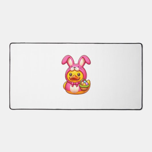 Easter Yellow Rubber Duck Cruise Ship Cruising Duc デスクマット (正面)