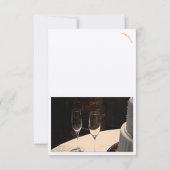 Eastern Bluebird/Champagne Glasses Save the Date t (裏面)