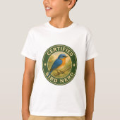 Eastern Bluebird Vintage Badge Tシャツ (正面)