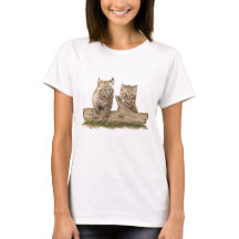 Eastern Bobcatの子猫Tシャツ