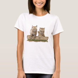 Eastern Bobcatの子猫Tシャツ Tシャツ