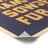 Eastern German Propaganda Poster Unwavering fights ポスター (角)