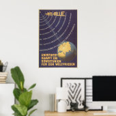 Eastern German Propaganda Poster Unwavering fights ポスター (ホームオフィス)