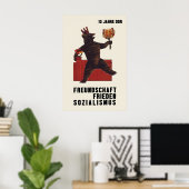 Eastern Germany Poster 10 years GDR Peace ポスター (ホームオフィス)