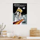 Eastern Germany Poster Berlin welcomes the peace ポスター (キッチン)