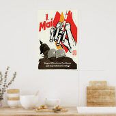 Eastern Germany Propaganda Poster FDGB 1st of May ポスター (キッチン)