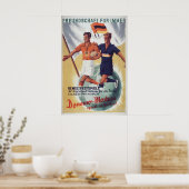 Eastern Germany Propaganda Poster -GDRSoviet ポスター (キッチン)