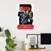 Eastern Germany Propaganda Poster NVA The National ポスター (ホームオフィス)