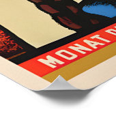 Eastern Germany Propaganda Poster Soviet ポスター (角)