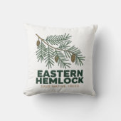 Eastern Hemlock Save Native Trees Decorative Pillo クッション (正面)