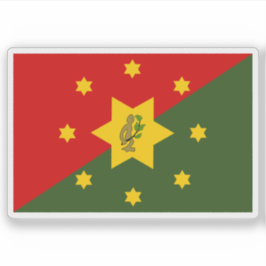 Eastern Highlands Province flag, Papua New Guinea シール