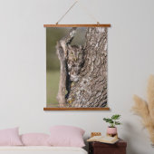 Eastern Screech Owl 吊り下げ型タペストリー (寝室)