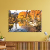 Eastern Sierra、Bishop Creek、California Outlet キャンバスプリント (インサイチュ (リビング))