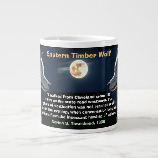 Eastern Timber Wolf、不在を嘆き悲しむ –  ジャンボコーヒーマグカップ