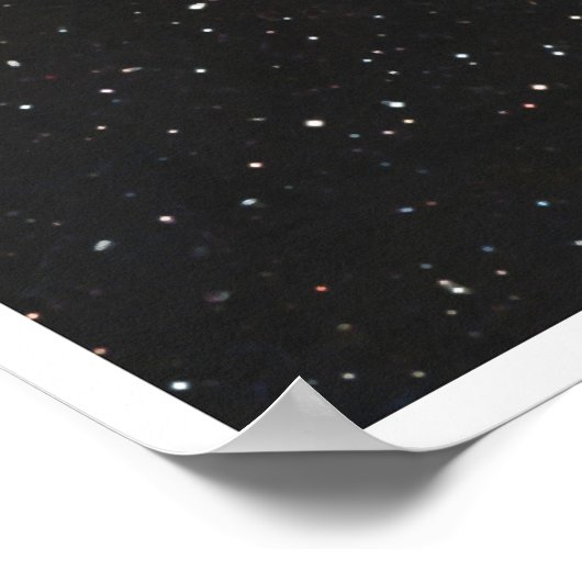 Eastern Veil Nebula Cosmic Deep Space Photography ポスター (角)