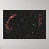 Eastern Veil Nebula Cosmic Deep Space Photography ポスター (正面)