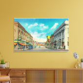 Eastern View from Center StreetPocatello, ID キャンバスプリント (インサイチュ (リビング))