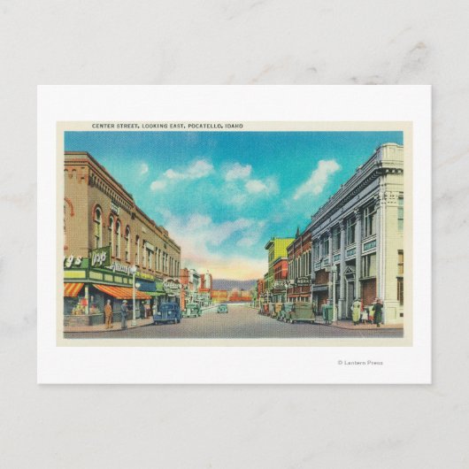 Eastern View from Center StreetPocatello, ID ポストカード (正面)