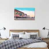 Eastern View from Hewitt AvenueEverett, WA キャンバスプリント (インサイチュ (寝室))