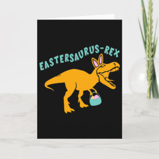 Eastersaurus Easter Dinosaur Gift For Teen Boys An カード
