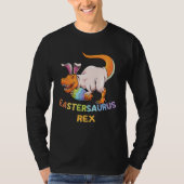 Eastersaurus Rex Easter Rex Dinosaur Bunny Kids Di Tシャツ (正面)