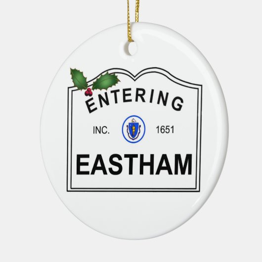 Eastham MA セラミックオーナメント (左)
