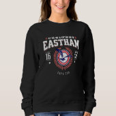 Eastham Massachusetts Cape Cod MA Nautical Beach S スウェットシャツ (正面)