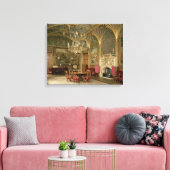 Eastnor Castle, Herefordshire:スケッチ キャンバスプリント (インサイチュ (リビング))