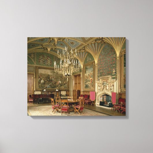 Eastnor Castle, Herefordshire:スケッチ キャンバスプリント (正面)