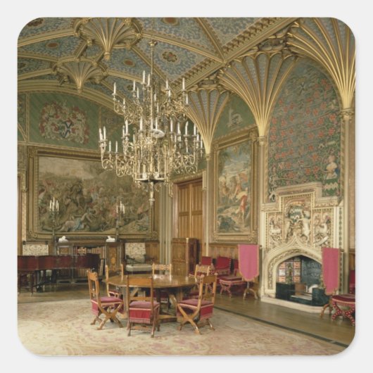 Eastnor Castle, Herefordshire:スケッチ スクエアシール (正面)