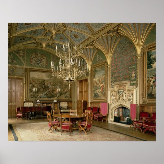 Eastnor Castle, Herefordshire:スケッチ ポスター (正面)