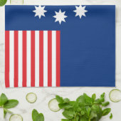 Easton都市旗国家アメリカペンシルバニア キッチンタオル (折り畳み)