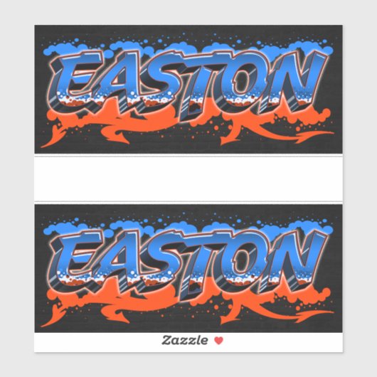 Easton Vorname Name Graffiti Aufkleber Sticker シール (シート)