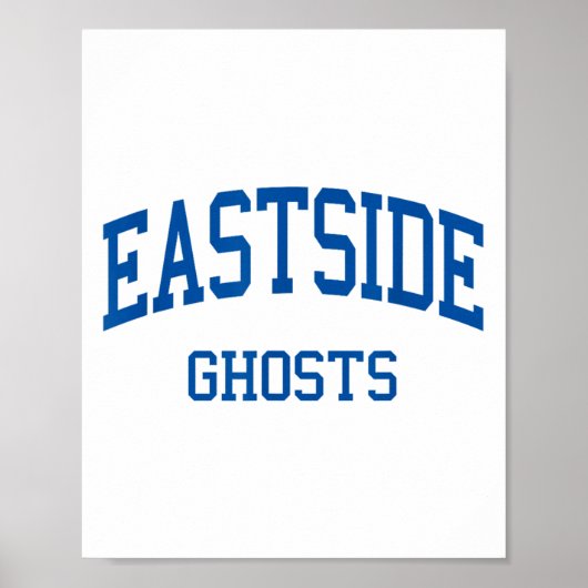 Eastside High School Hs Paterson Nj Retro ポスター (正面)