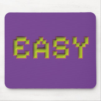 EASY レトロピクセルアートゲーミングマウスパッド - 3DネオンDe マウスパッド