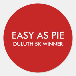 Easy As Pie ラウンドシール
