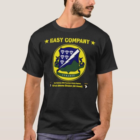 Easy Company - Inspired by Band of Brothers Classi Tシャツ (正面)