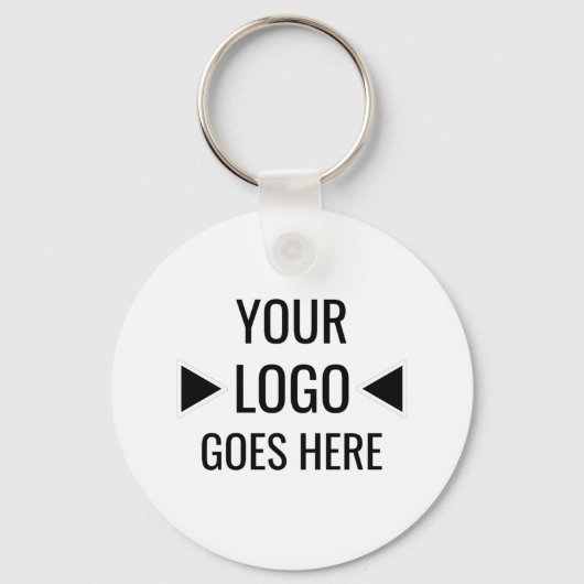 Easy Custom Corporate Business Logo キーホルダー (正面)