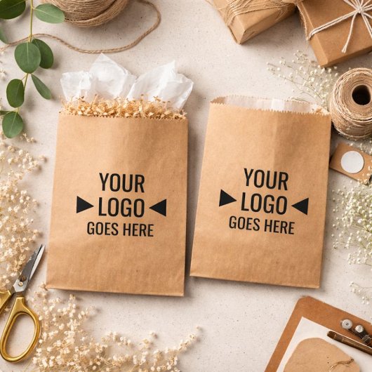 Easy Custom Corporate Business Logo フェイバーバッグ