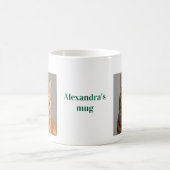 Easy Customization Pet Photo Name Pet Lover gift コーヒーマグカップ (中央)