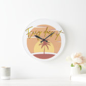 Easy Does it Clock ラージ壁時計 (ホーム)