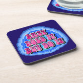 Easy Does It Geode 12 Step AA Recovery Slogan コースター (左側)