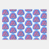 Easy Does It Geode 12 Step AA Recovery Slogan ラッピングペーパーシート (正面3)