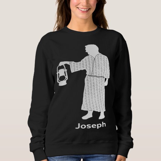 Easy Joseph Costume Christmas Pageant Live Nativit スウェットシャツ (正面)