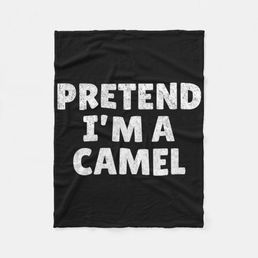 Easy Lazy Halloween Costume  フリースブランケット (正面)