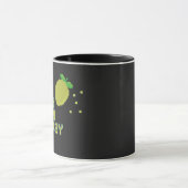 Easy Peasy Lemon Squeezy Mug - Black Pixel Art Gam マグカップ (中央)
