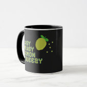 Easy Peasy Lemon Squeezy Mug - Black Pixel Art Gam マグカップ (正面左)