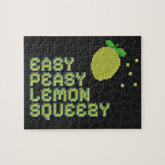 Easy Peasy Lemon Squeezy Pixel Art Puzzle ジグソーパズル (横)