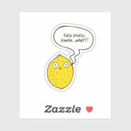 Easy Peasy Lemon What?! シール