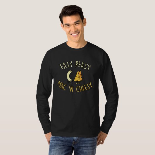 Easy Peasy Mac N Cheesy Tシャツ (正面フル)